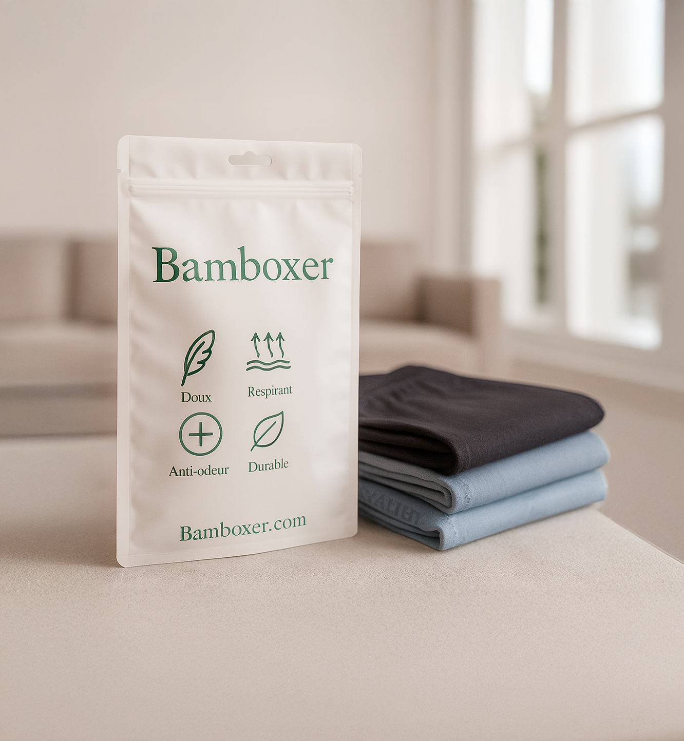 PACK de 3 Bamboxer™ – Le boxer en fibre de bambou
