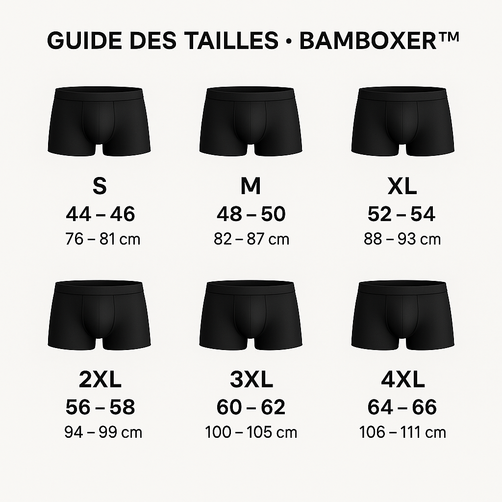 PACK de 3 Bamboxer™ – Le boxer en fibre de bambou